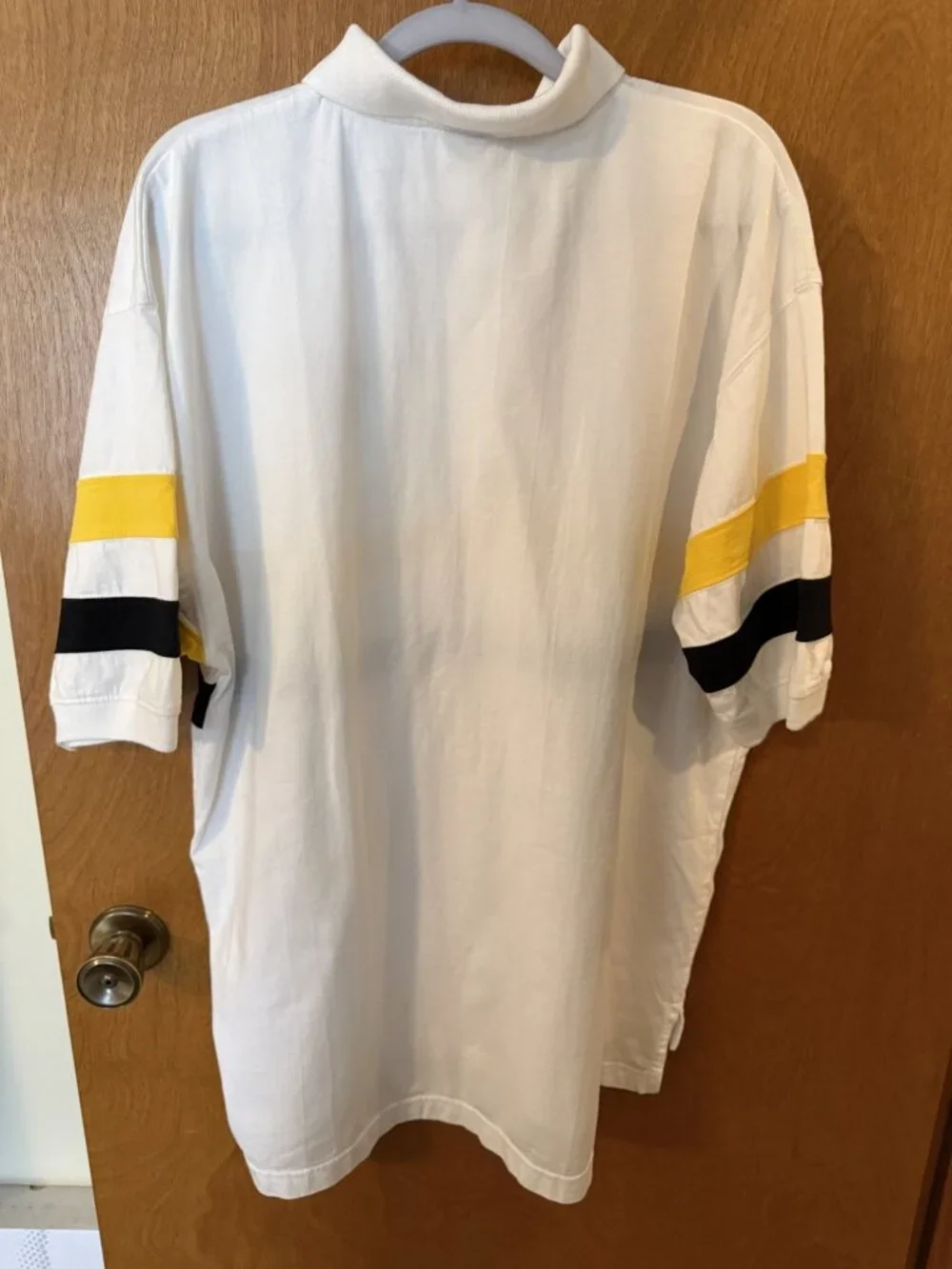 Vintage Embroidered Walt Disney World Mickey Mouse Golf Polo Stripe X-Large